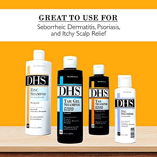 DHS Tar Shampoo – 8 fl oz | Therapeutic Dandruff & Psoriasis Relief Avelisse
