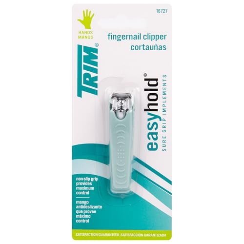 Trim Easy Hold Nail Clipper – Ergonomic Green Acrylic Nail Clippers for Thick Toenails, Seniors, and Pets - görsel 2