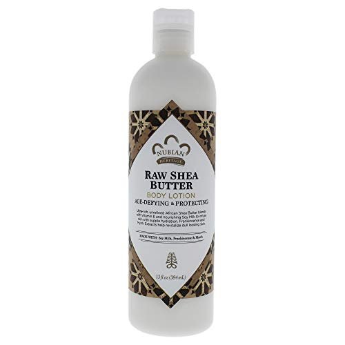 Nubian Heritage Raw Shea & Myrrh Lotion – 13 oz Intense Moisturizer for Dry Skin & Eczema - görsel 2