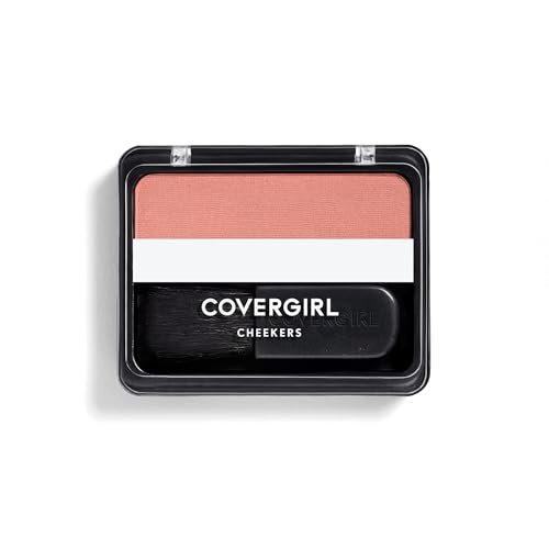 COVERGIRL Cheekers Blendable Powder Blush - Iced Cappuccino, 0.12 oz - Natural Flush for All Skin Tones - görsel 2