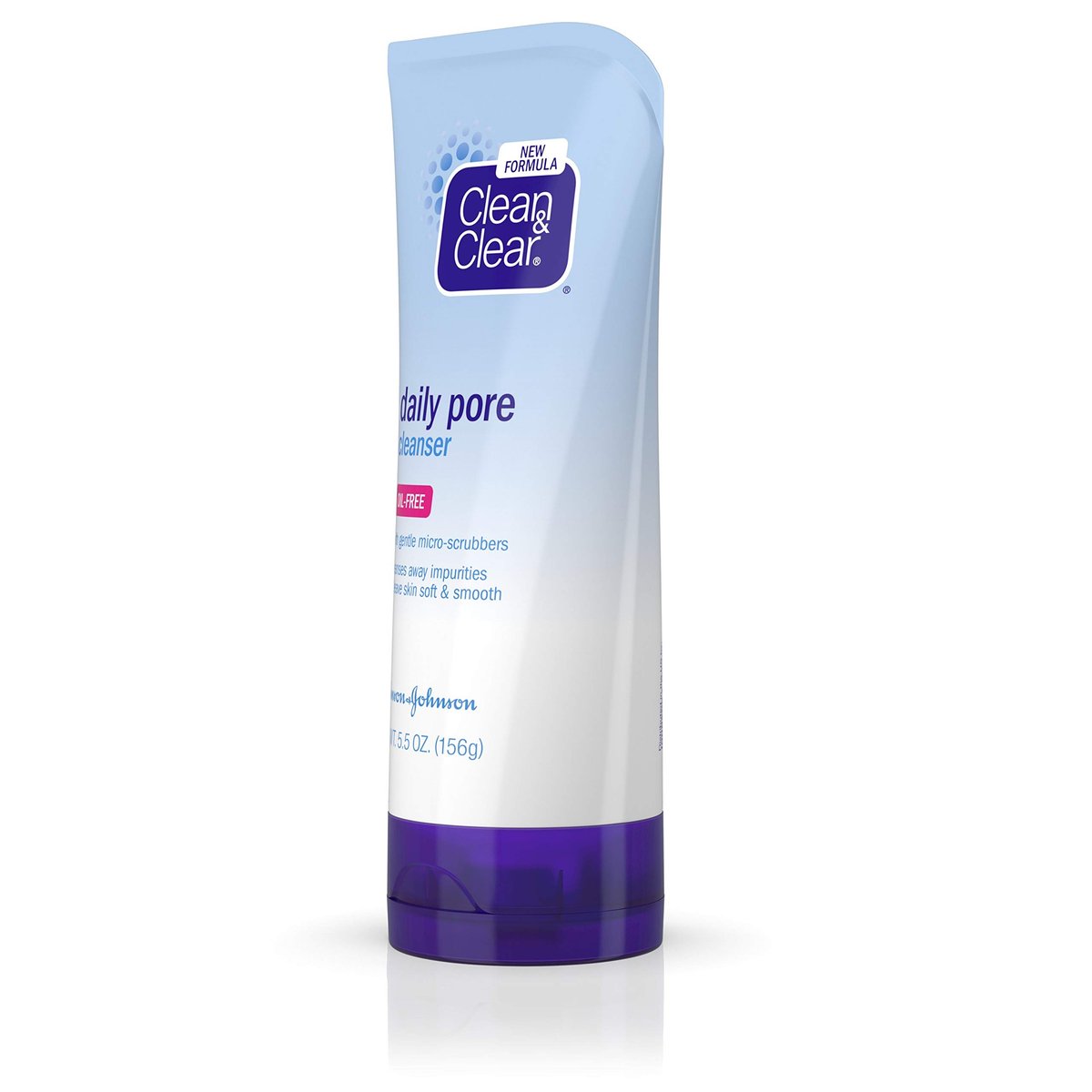 Clean & Clear Daily Pore Face Cleanser - Oil-Free Acne Face Wash for Normal, Oily & Combination Skin, 5.5 oz Avelisse
