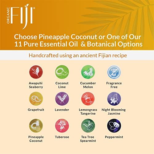 Organic Fiji Coco Fiji Soap Bar for Face and Body – Infused with Organic Coconut Oil & Pineapple Coconut Essential Oil – Natural Moisturizing & Pore Purifying Soap, 7 oz, Pack of 2 - görsel 16