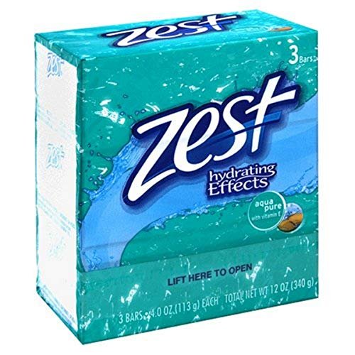 Zest Aqua Pure Soap 3-Bar Pack, 4 oz Each - Refreshing Clean Scent - görsel 2