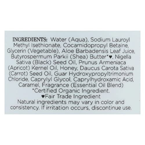 Nubian Heritage Honey & Black Seed Body Wash - 13 oz | Moisturizing & Nourishing Avelisse