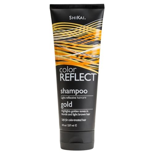 ShiKai Color Reflect Gold Shampoo – Hydrating & Brightening Cleanser with Chamomile for Blonde & Light Brown Hair, 8 oz - görsel 2