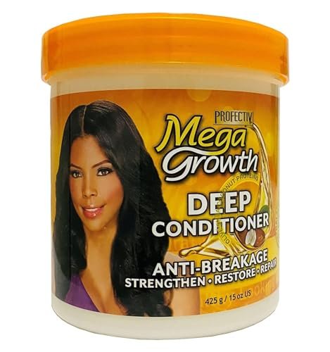 Profectiv Mega Growth Anti-Breakage Strengthening Deep Conditioner - Hydrating Hair Mask, Restores & Repairs Damaged Fragile Hair, 15 oz - görsel 2