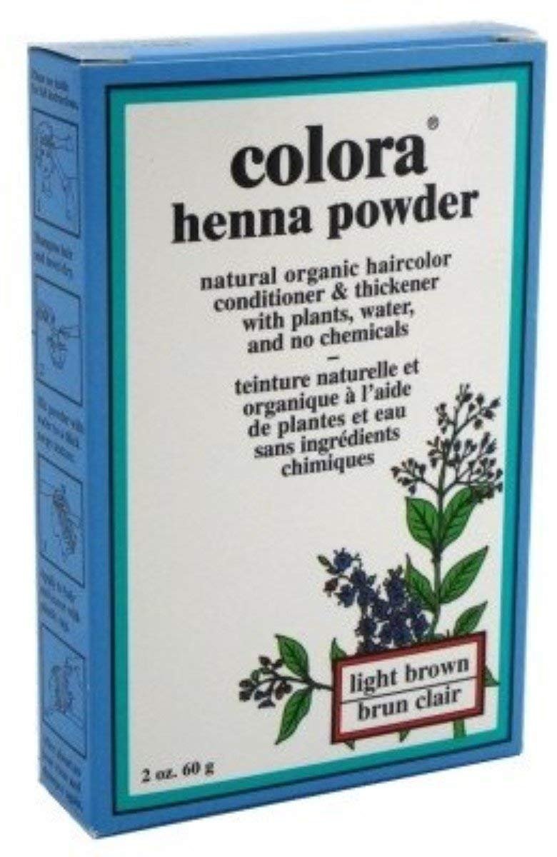 Colora Henna Powder - Light Brown, 2 oz: Natural Hair Color & Conditioning Treatment - görsel 2