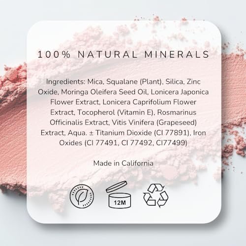 Emani Blush & Bronzer - Natural Mineral Pressed Bronzer for Face - Radiant Skin Blush for Sun Kissed Glow (Malibu) - görsel 12
