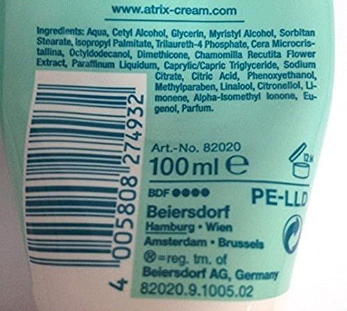 Atrix Intensive Protection Hand Cream 100ml (3.4oz) Tube – Deep Moisture for Dry Hands - görsel 4