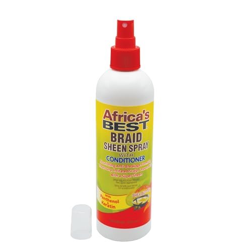Africa's Best Braid Sheen Spray with Conditioner - 12 oz - Green - görsel 8
