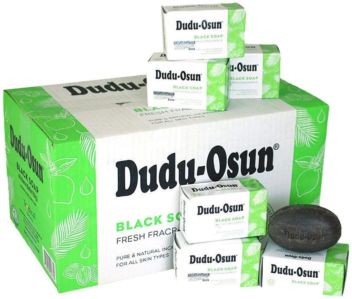 Dudu-Osun African Black Soap, 100% Pure, 150g (Pack of 4) - Traditional Solid Soap Bars - görsel 8