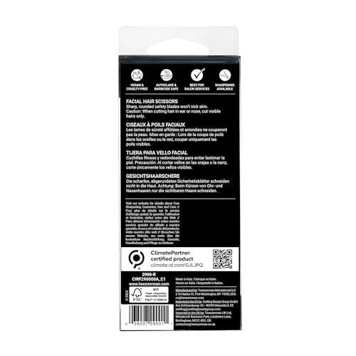 Tweezerman Stainless Steel Facial Hair Scissors – Precision Eyebrow Trimming Avelisse