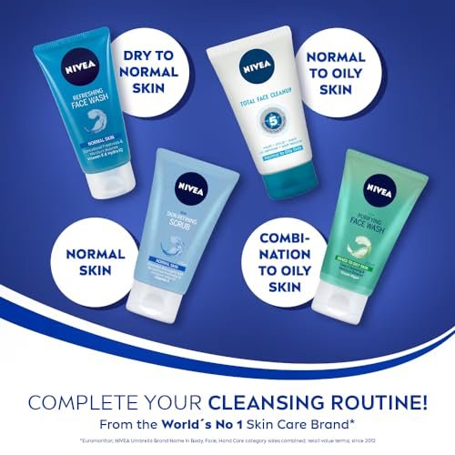 NIVEA Refreshing Face Wash for Normal Skin with Vitamin E, 150ml Avelisse
