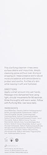 Glo Skin Beauty Purifying Gel Cleanser – Salicylic Acid Face Wash with Niacinamide for Oily & Combination Skin, 6.7 Fl Oz Avelisse