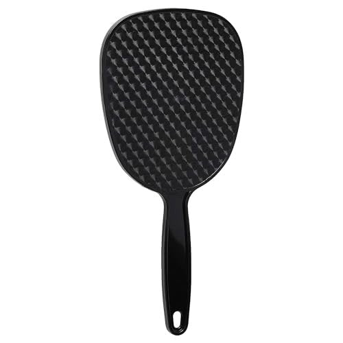 Diane Hand Mirror – Standard 1X Magnification Hand Held Mirror, Single Sided Vanity Makeup Mirror for Women, Men, Salon, Barber, Shaving, and Travel, Medium 5" x 11" In Black - görsel 10