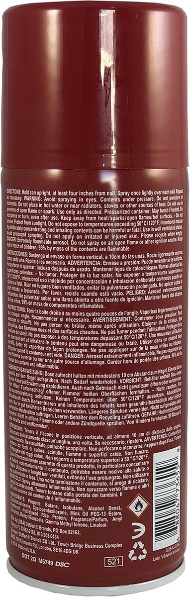 DEMERT Nail Enamel Dryer Finishing Spray – Quick-Dry Top Coat for Flawless Nails - görsel 4