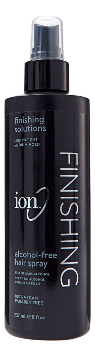 ion Alcohol-Free Finishing Hair Spray - Lightweight Medium Hold Anti-Frizz Hairspray, Vegan, 8 oz Avelisse