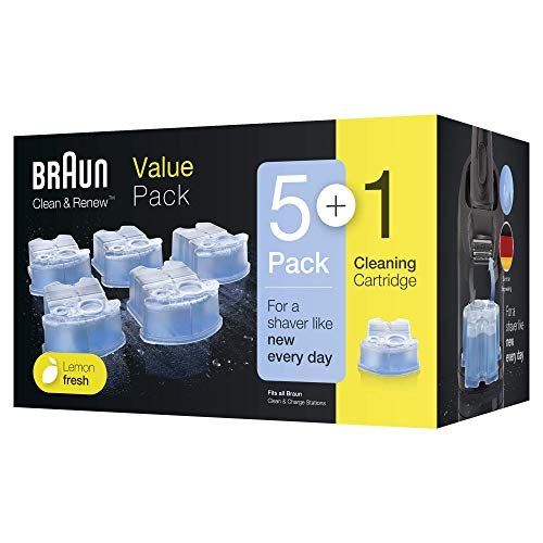 Braun Syncro Shaver Clean & Renew Refills 6 Pack Avelisse