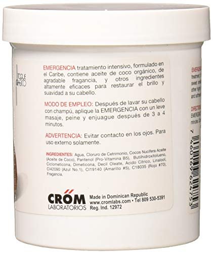 Emergencia Toque Magico Intense Moisture Split Ends Treatment 16 oz - Professional Hair Mask for Damaged Hair Avelisse