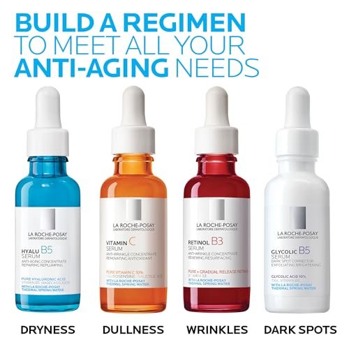La Roche-Posay Glycolic Acid Serum with Tranexamic Acid, Kojic Acid and Vitamin B5 - Dark Spot Corrector for Even Skin Tone, 1 Fl Oz Avelisse
