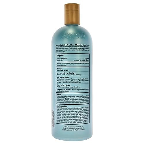 Avlon Kera Care Dry and Itchy Scalp Anti-Dandruff Moisturizing Shampoo, 32 oz – Sulfate-Free for Dandruff & Seborrheic Dermatitis Avelisse