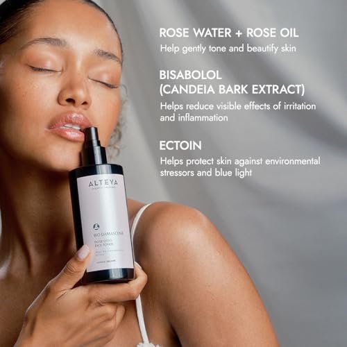 Alteya Organics Bio Damascena Rose Otto Face Mist - USDA Organic Facial Toner, Clarifying & Moisturizing, 6.8 fl oz - görsel 10