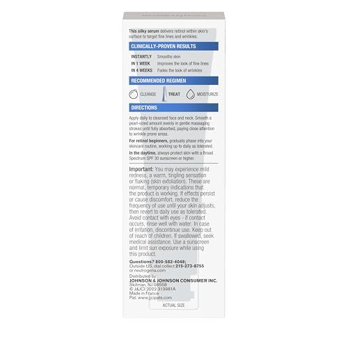 Neutrogena Rapid Wrinkle Repair Retinol Face Serum - Daily Anti-Aging Serum with Retinol & Hyaluronic Acid, 1 fl. oz - görsel 14