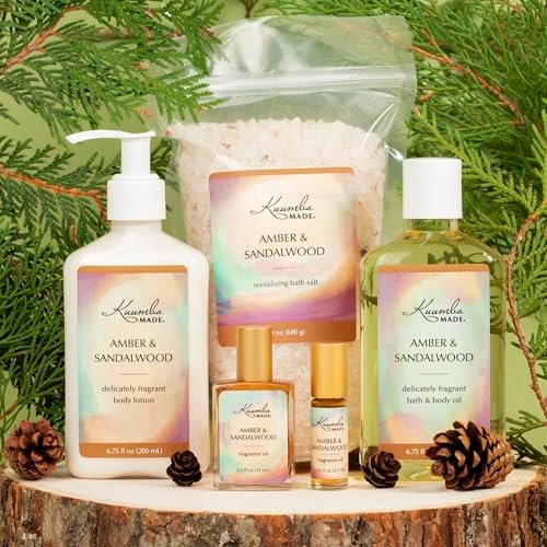 Kuumba Made Amber & Sandalwood Fragrance Oil Roller – Long-Lasting, Vegan, Alcohol-Free Perfume Oil (0.125 Fl Oz) - görsel 8