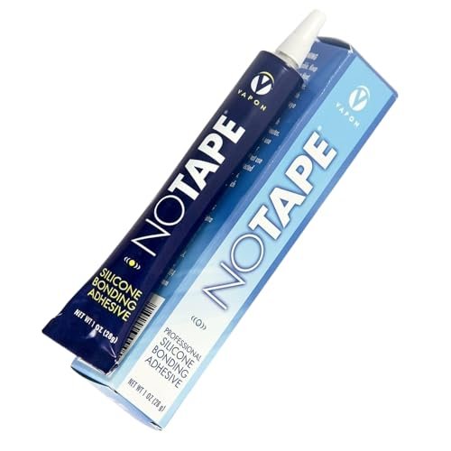 Vapon No Tape Liquid Adhesive 1.0oz - Skin-Safe Hairpiece Bonding Adhesive Avelisse