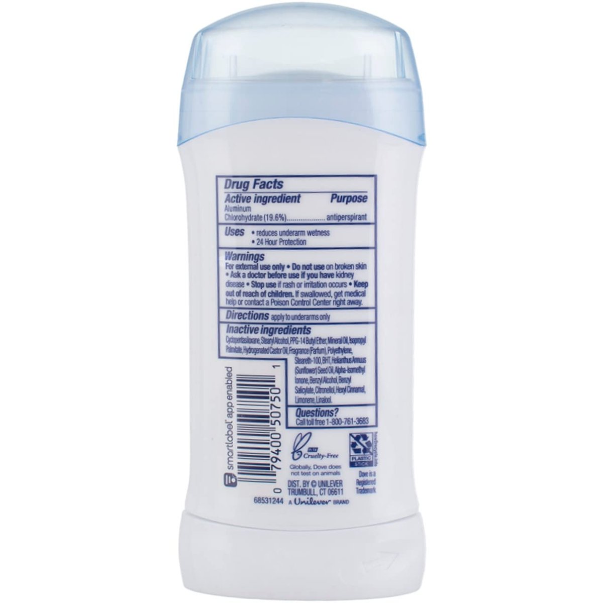 Dove Antiperspirant Deodorant, Fresh, 2.6 oz (Pack of 2) - görsel 6