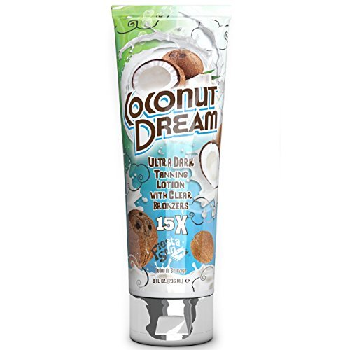 Fiesta Sun Coconut Dream Ultra Dark Tanning with Clear Bronzers, 8 oz. Avelisse