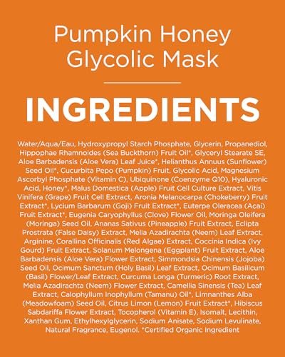 Andalou Naturals Pumpkin Honey Glycolic Mask – Exfoliating Face Mask with Glycolic Acid & Vitamin C for Radiant Glow (1.7 fl oz) - görsel 18