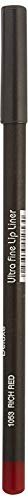 Italia Deluxe Ultra Fine Lip Liner Pencil - 1053 Rich Red - görsel 4