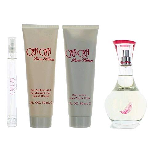 Paris Hilton Can Can for Women Gift Set – Eau de Parfum, Lotion, Shower Gel & Perfume Stick - görsel 2