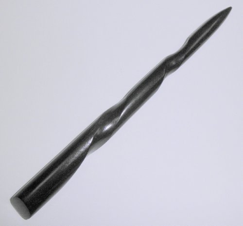 JWL Ebony Wood 6-Inch Conical Spiral Hair Stick - Natural Hair Pin Pick for Black Hair - görsel 12