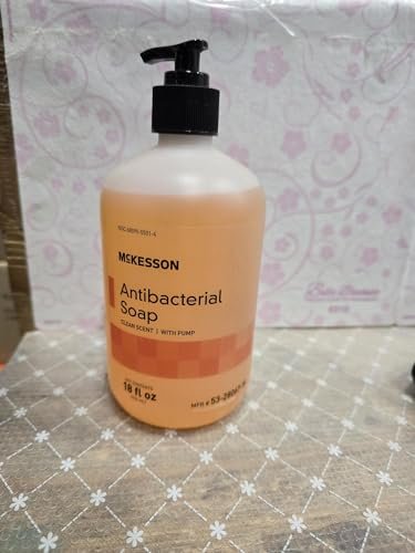 McKesson Antibacterial Liquid Hand Soap, 18 oz Pump Bottle, Clean Scent Avelisse