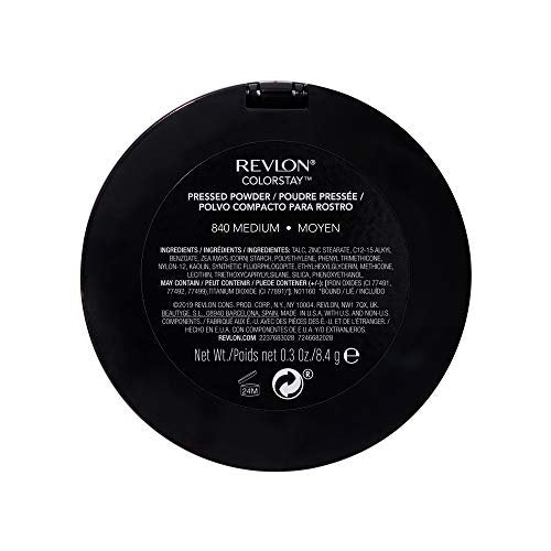 Revlon ColorStay Pressed Powder Face Makeup - Longwearing, Fragrance-Free, Noncomedogenic, 840 Medium, 0.3 oz - görsel 10