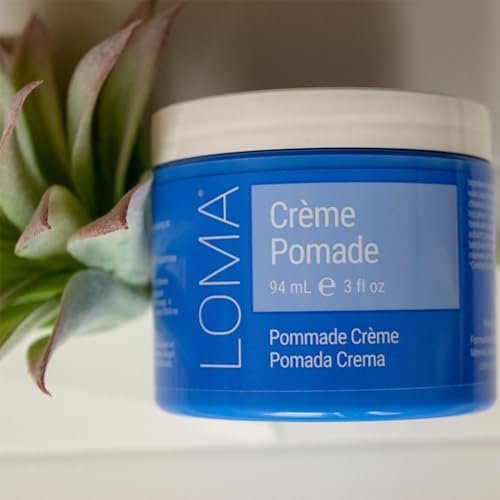 LOMA Crème Pomade – 3 oz Firm Hold Styling Pomade for Defined, Flexible Styles Avelisse