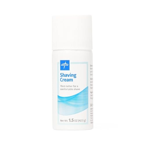 Medline MedSpa Shave Cream - 1.5 oz (Pack of 144) - Professional-Grade Gentle Shaving Cream for Sensitive Skin - görsel 2