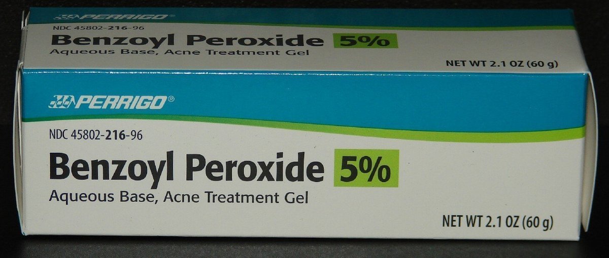 Perrigo 5% Benzoyl Peroxide Acne Treatment Gel - 60g (2.1 oz) Tube - görsel 2