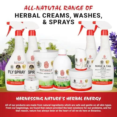 Botanica Cleansing Wash: Premium Horse Skin Cleanser & Equine Coat Care Wash with Aloe Vera, Tea Tree, Lavender & Comfrey - 500 ml Avelisse