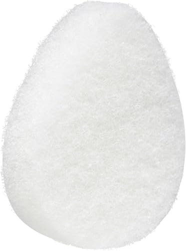 Buf-Puf Facial Sponge – Dermatologist Developed Exfoliating Sponge for Deep Cleansing, Removes Dirt & Makeup, Reusable, White, 3 Count Avelisse