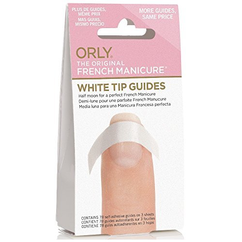 Orly Half Moon Guides (78 Count) – Perfect Nail Art Stencils for Flawless Half Moon Manicures - görsel 2