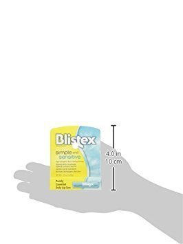 Blistex Simple and Sensitive Lip Moisturizer - Hypo-Allergenic with Cocoa & Shea Butter, No Flavor or Fragrance, 0.15 oz (Pack of 5) Avelisse