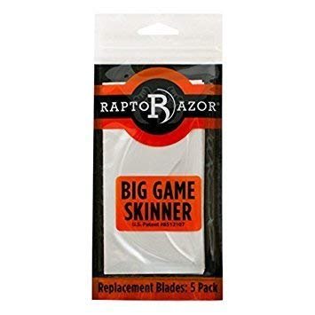 Raptorazor Big Game Skinner Replacement Blades (Pack of 5) – Premium Stainless Steel - görsel 1
