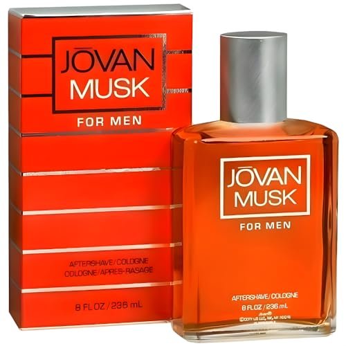 Jovan Musk for Men Aftershave Cologne - 8 fl oz (236 ml) - Classic Musk Scent Avelisse