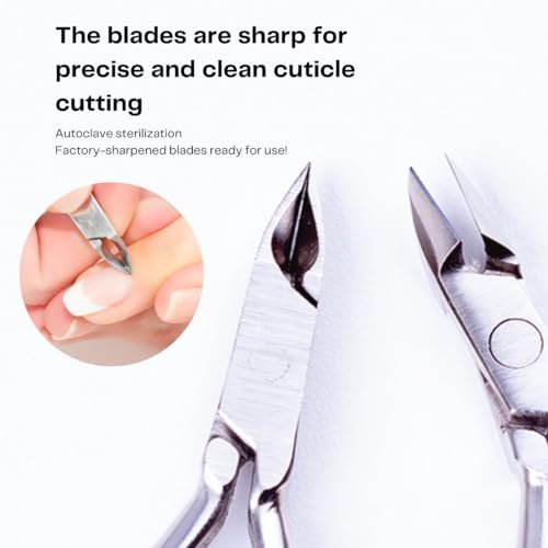 MUNDIAL 522-AP Super Sharp Cuticle Nipper – Professional Carbon Steel Cuticle Trimmer with Durable Spring & Tip Guard - görsel 8