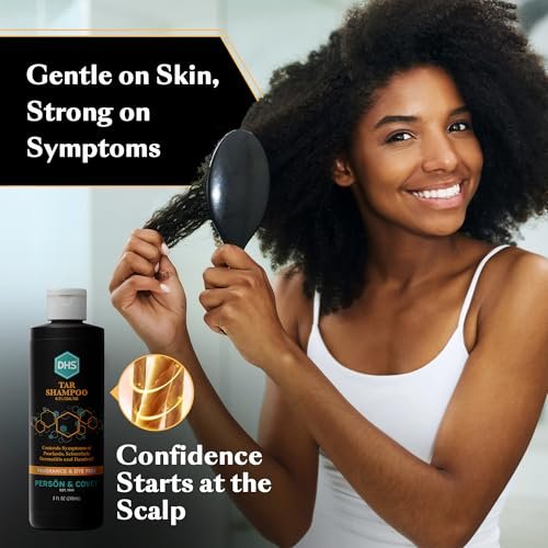Person & Covey DHS Tar Shampoo – 8 oz | Effective Dandruff & Scalp Relief Avelisse