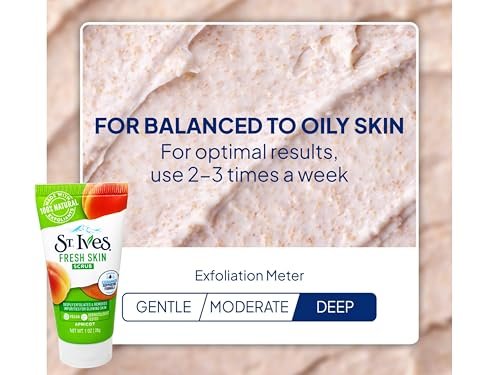 St. Ives Apricot Scrub Exfoliant – Travel-Size 6-Pack, 1 oz Each - görsel 16