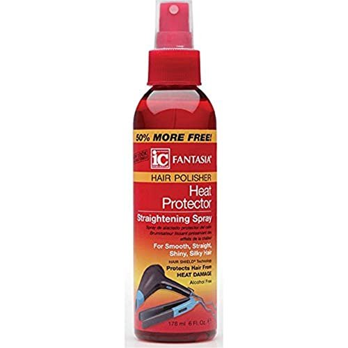 Fantasia Hair Polisher Heat Protector Straightening Spray, 6 oz (Pack of 2) - görsel 2